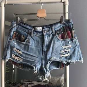 Navajo cut off shorts